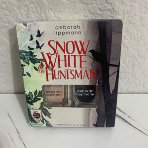 Rare Deborah Lippmann SNOW WHITE HUNTSMAN 2- NAIL POLISH SET Kristen Stewart
